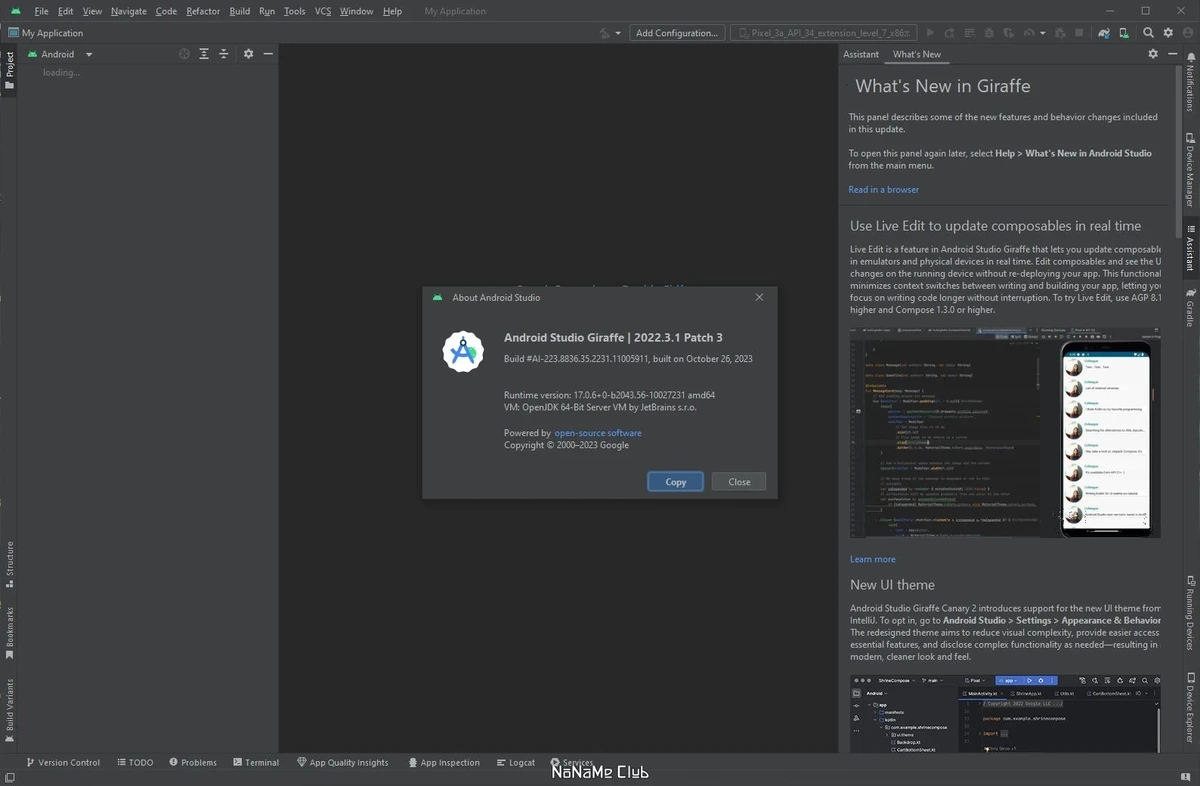 Создание Андроид приложений - Android Studio Giraffe | 2022.3.1 Patch 3 Build #AI-223.8836.35.2231.11005911 + Portable — изображение 3