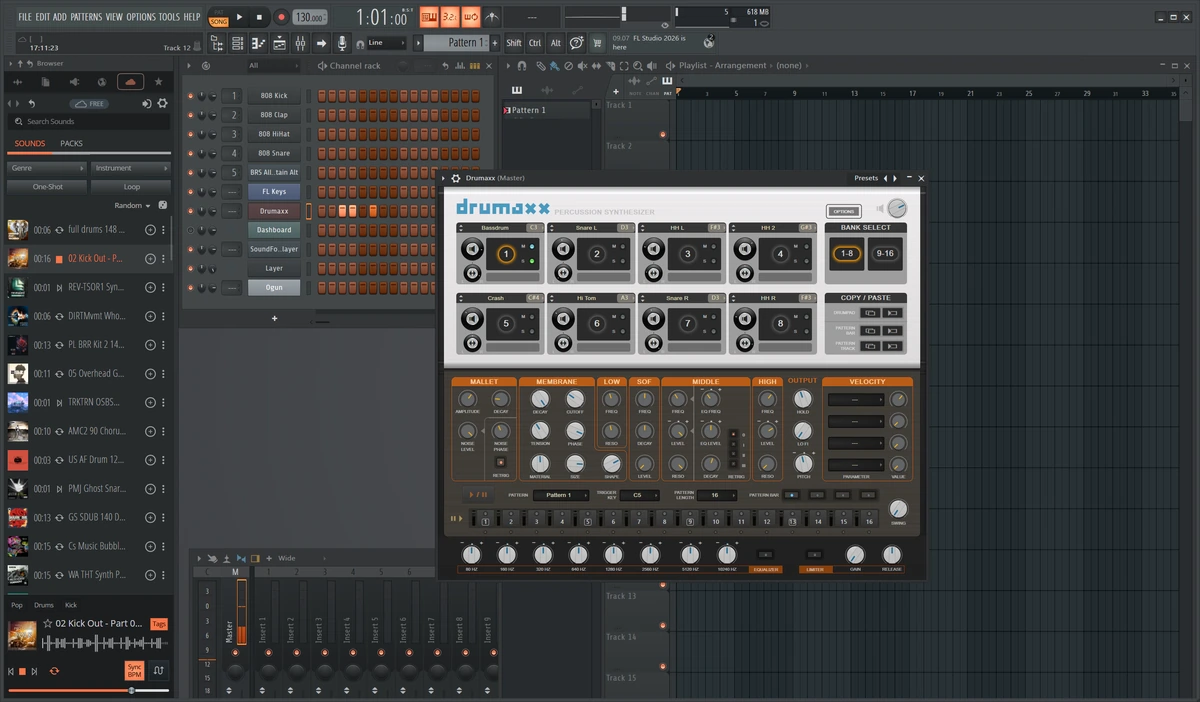 Создание музыкальных композиций FL Studio Producer Edition 26.1.1.5547 All Plugins Edition & FLEX Pack — изображение 3