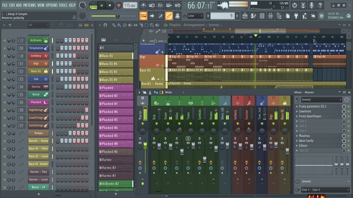 Создание музыки на компьютере FL Studio Producer Edition 24.1.1.4285 - All Plugins Edition (Rev.1) — изображение 3