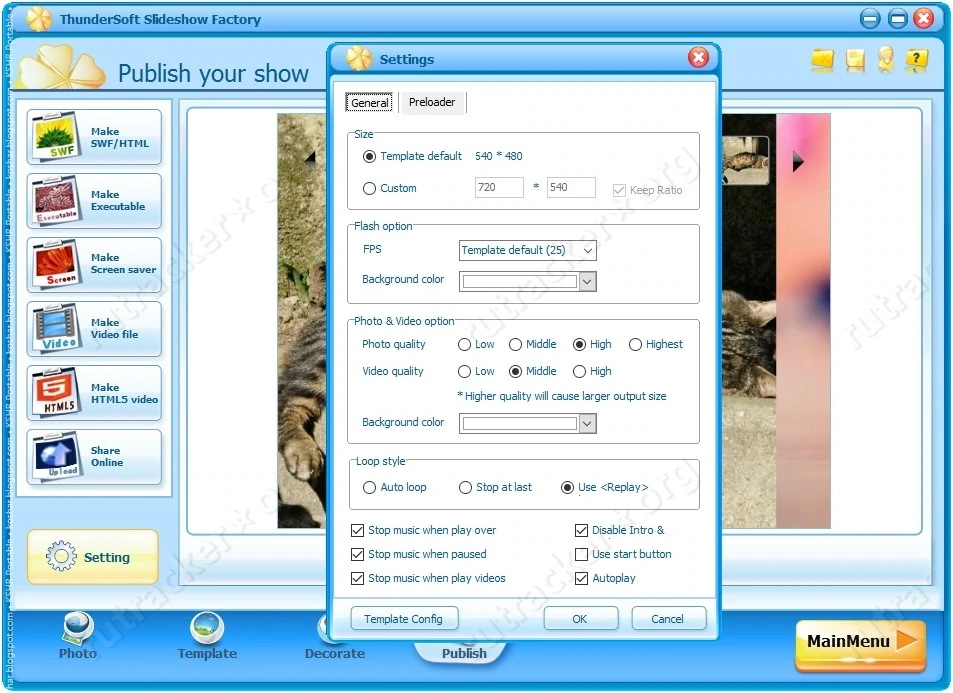 Создание слайд-шоу ThunderSoft Slideshow Factory 6.6.0 by elchupacabra — изображение 3