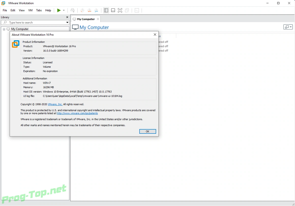 Создание виртуальных ПК - VMware Workstation Pro 16.0.0 Build 16894299 — изображение 3