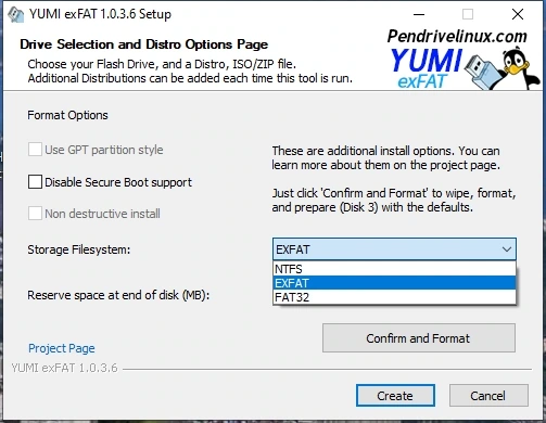 Создание загрузочных носителей Your Universal MultiBoot Installer exFAT (BIOS & UEFI USB Boot) 1.0.3.6 Portable — изображение 3