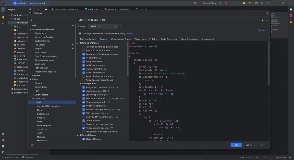 Среда PHP разработки JetBrains PhpStorm 2024.2.3 Repack by Sitego — изображение 3