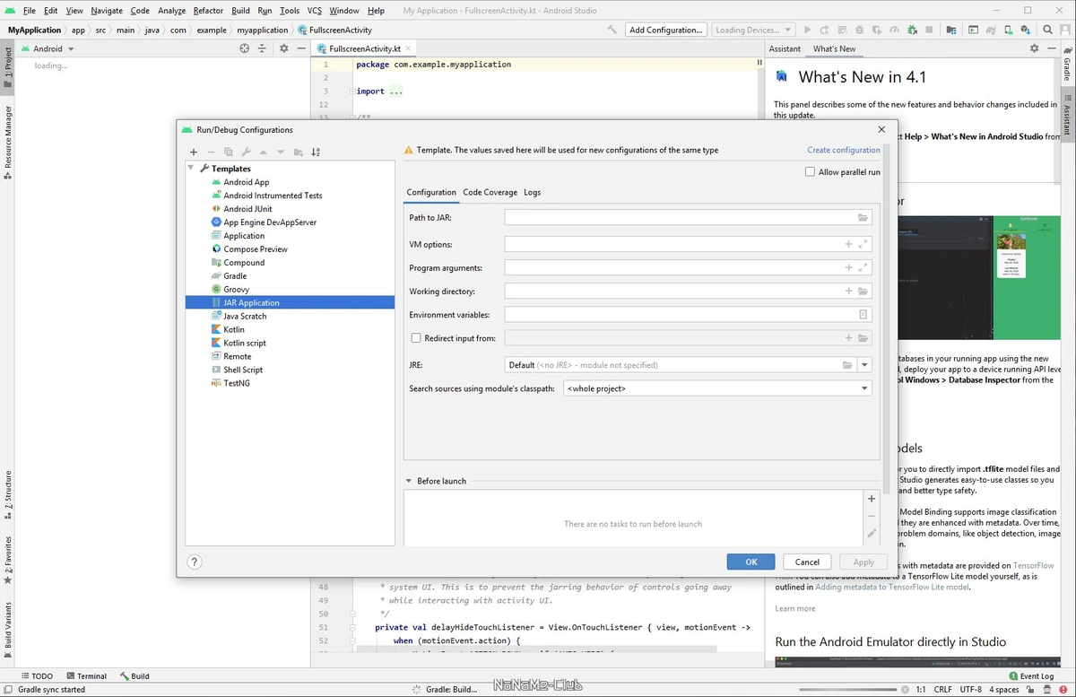 Android Studio 4.1.3 Build #AI-201.8743.12.41.7199119 — изображение 3