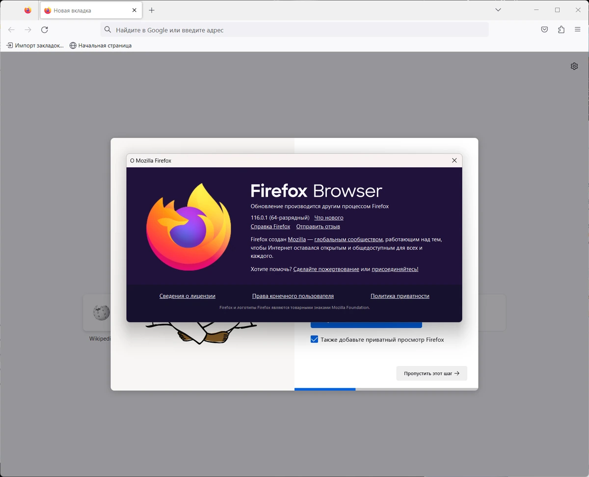 Firefox Browser 116.0.1 Portable by PortableApps — изображение 3
