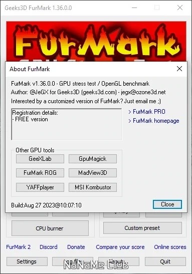 Стресс тест для видеокарты - FurMark 1.36.0 — изображение 3
