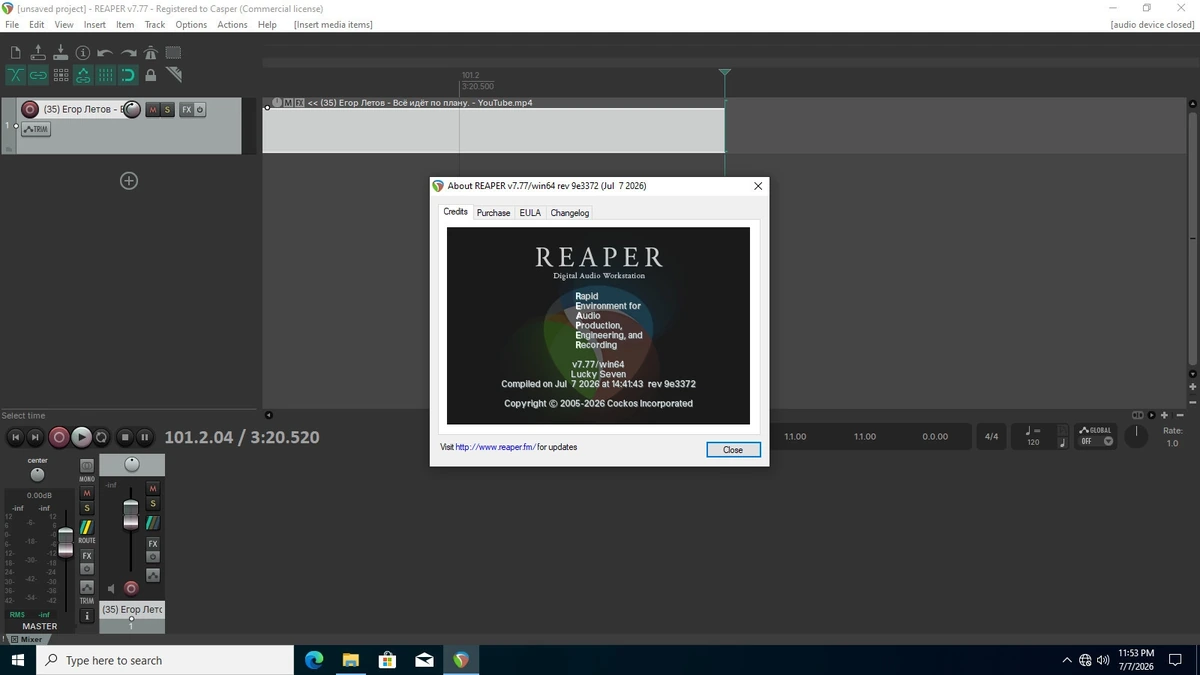 Студийный редактор музыки Cockos REAPER 7.77 + Portable — изображение 3
