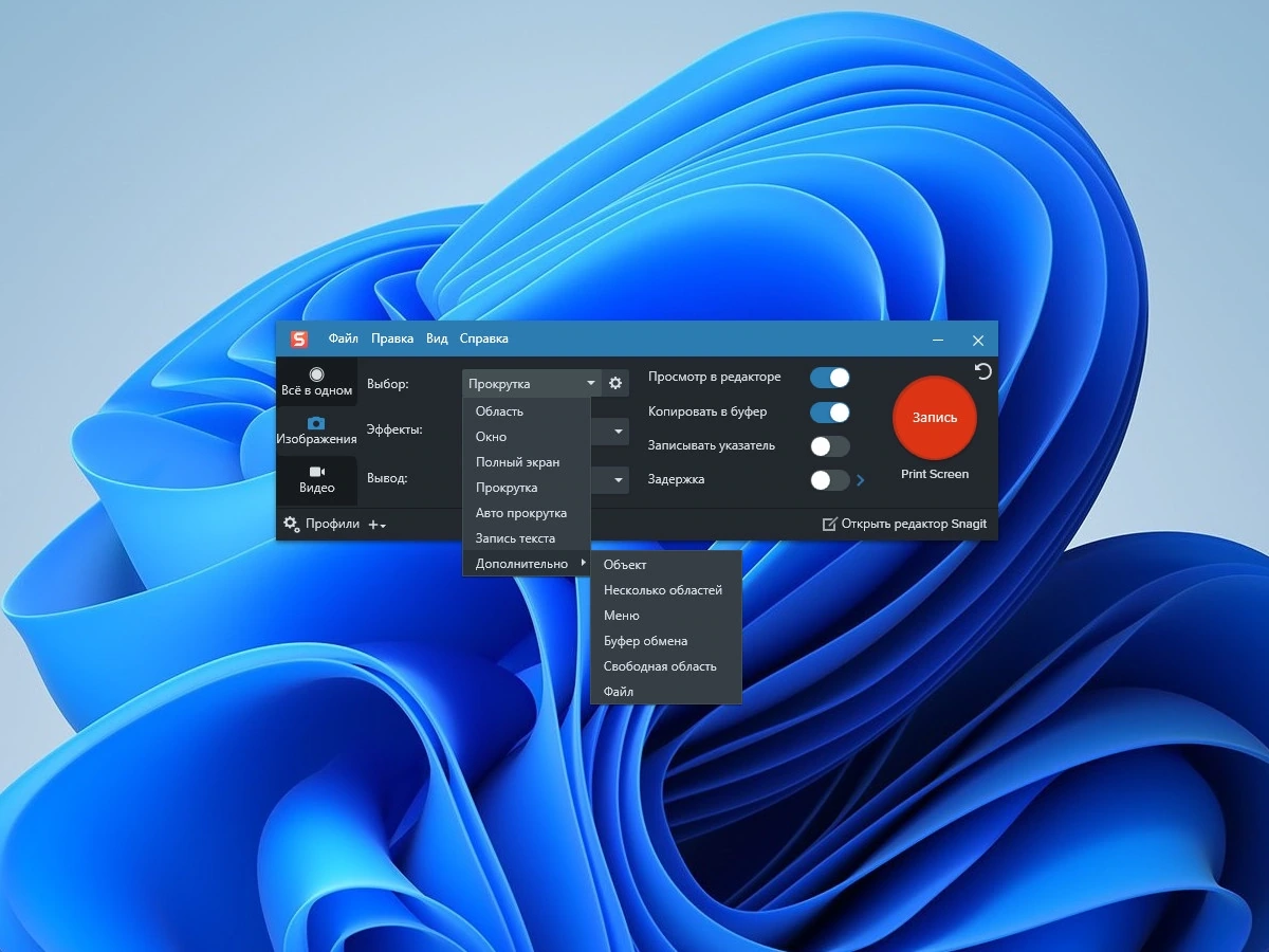 TechSmith Snagit 2024.1.2 build 2333 (x64) RePack by elchupacabra — изображение 3