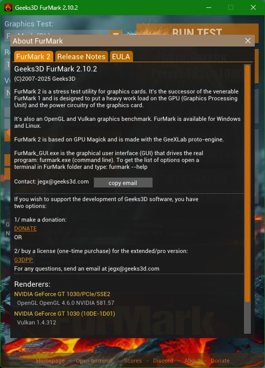 Тестирование производительности видеокарты FurMark 2.10.2.0 + Portable — изображение 3