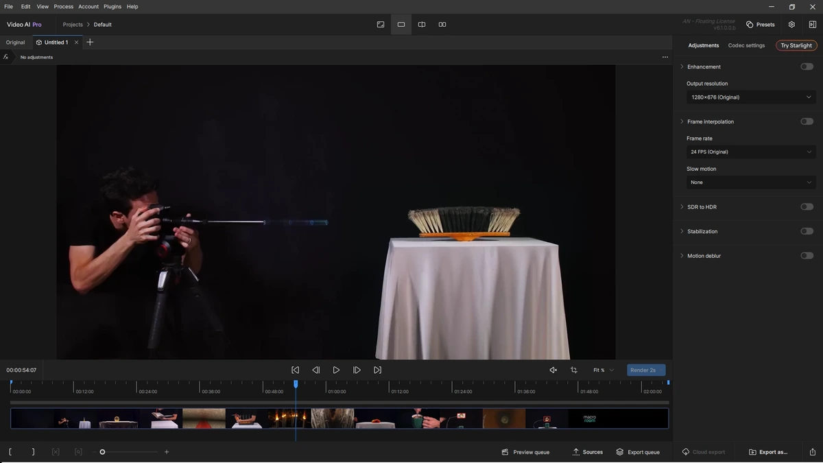 Точное увеличение видео Topaz Video AI Pro 6.1.0 (x64) Beta — изображение 3