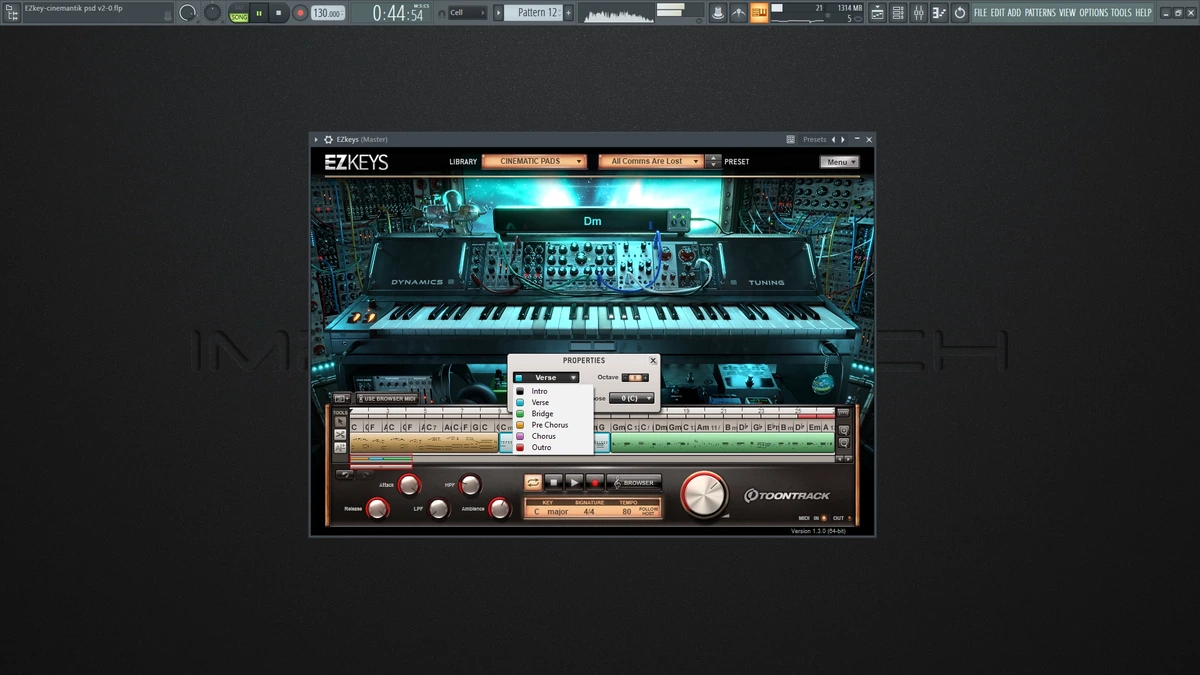 Toontrack - EZkeys Cinematic Pads 1.3.0 STANDALONE, VSTi, AAX (x86/x64) RePack by VR — изображение 3