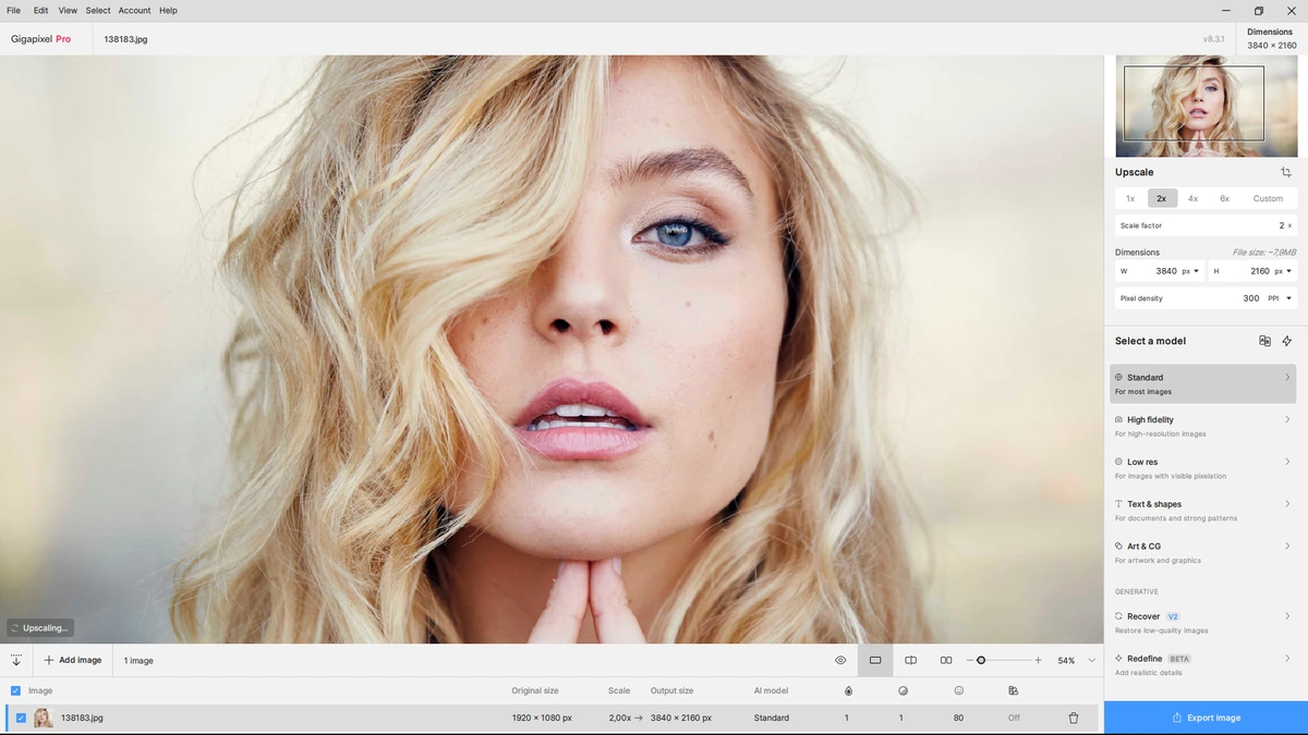 Фоторедактор Topaz Gigapixel AI Pro 8.3.1 by KpoJIuK — изображение 3