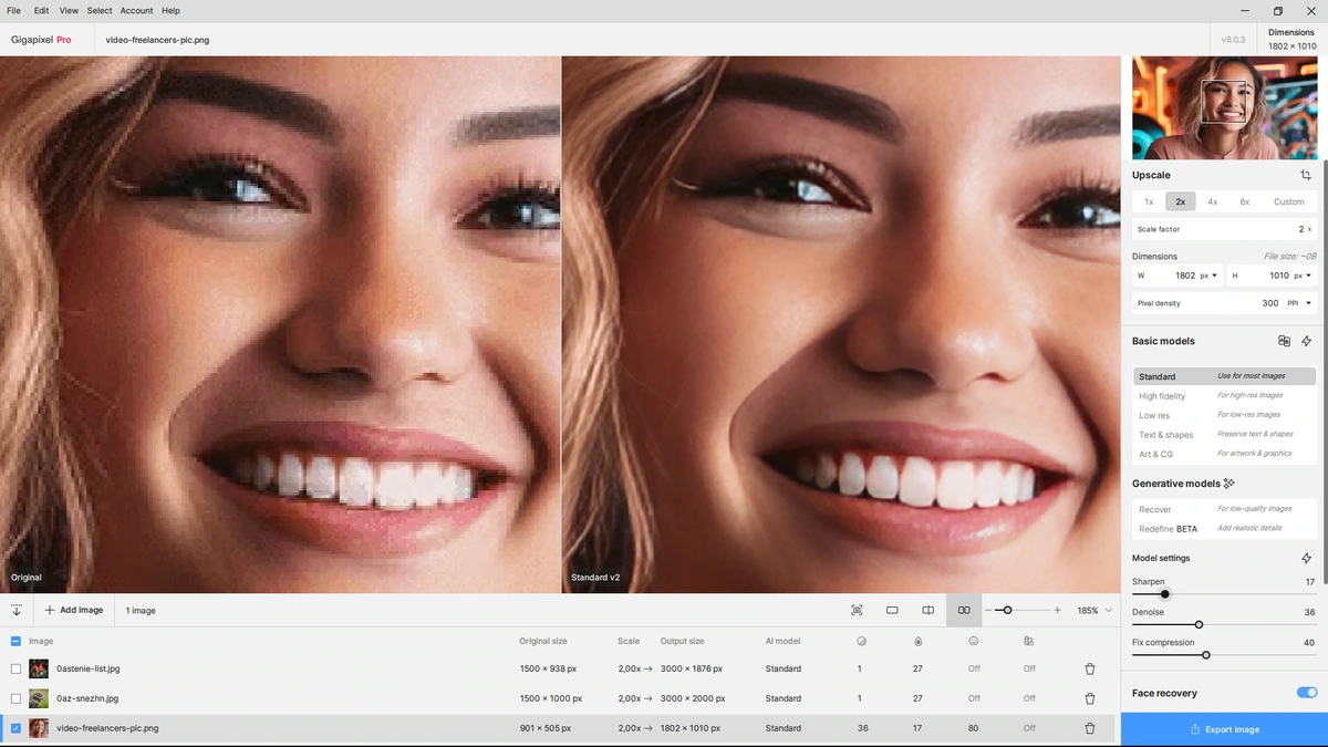 Фоторедактор Topaz Gigapixel AI 8.0.3 by elchupacabra — изображение 3