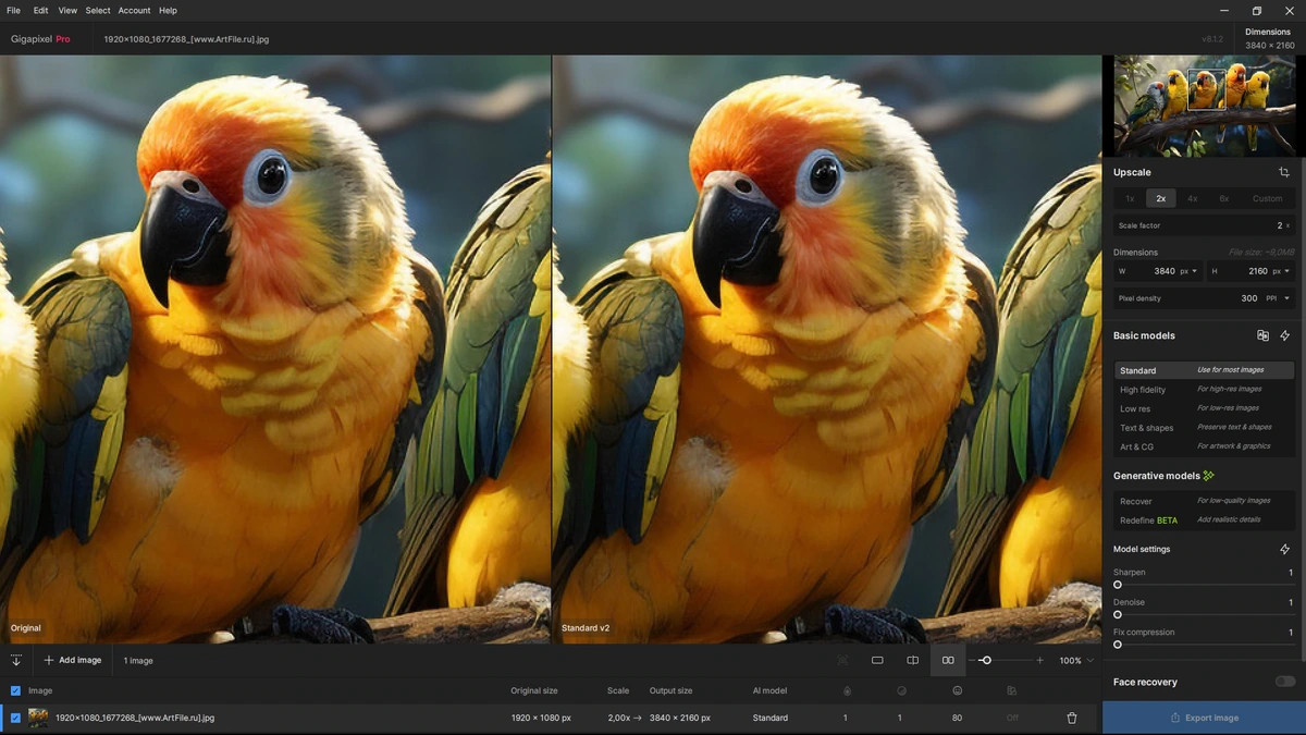 Редактор изображений Topaz Gigapixel AI 8.1.2 RePack by KpoJIuK — изображение 3