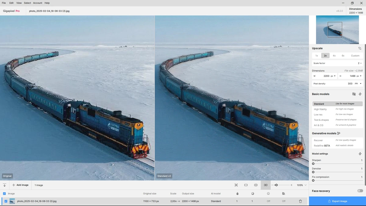Увеличение изображений Topaz Gigapixel AI Pro 8.2.0 — изображение 3