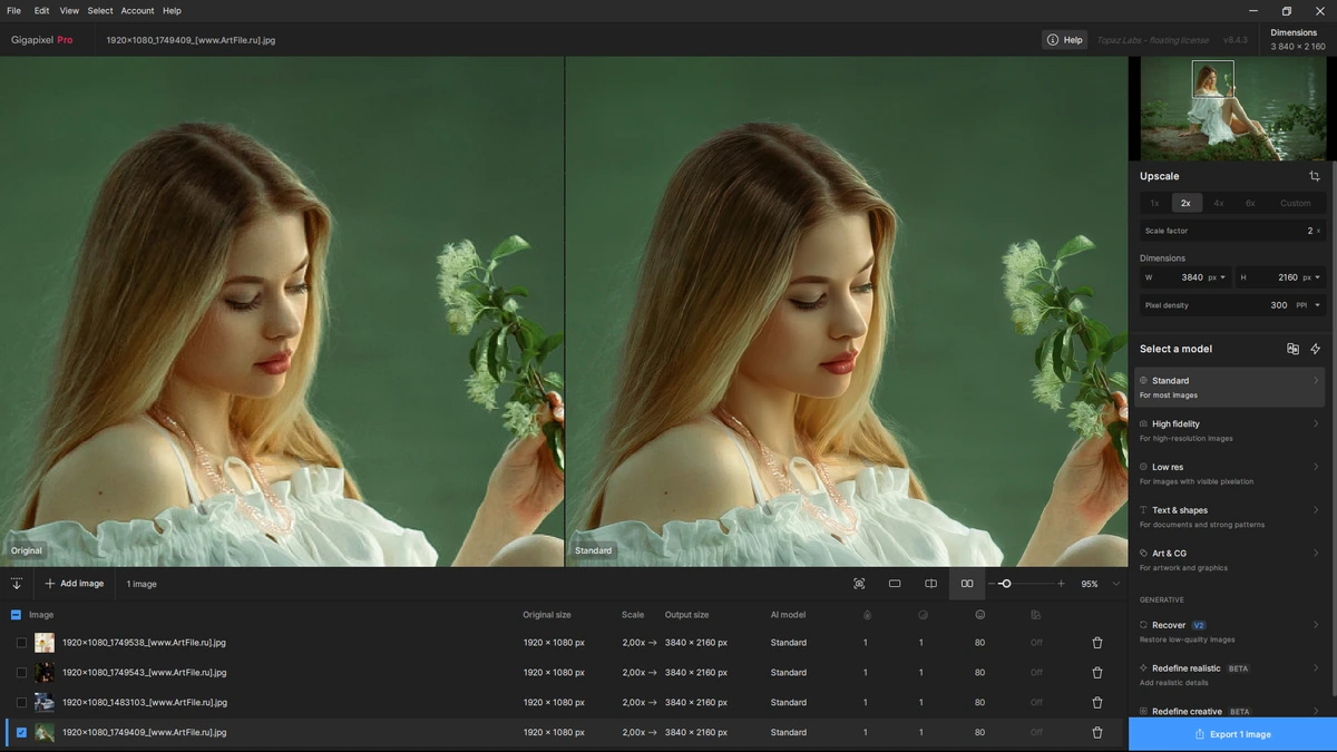Topaz Gigapixel AI Pro 8.4.3 by KpoJIuK — изображение 3