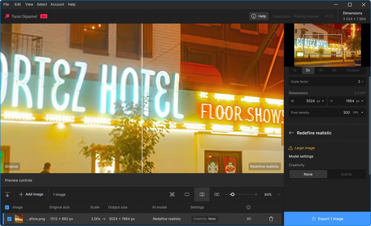 Topaz Gigapixel 1.1.3 by 7997 (no models) — изображение 3