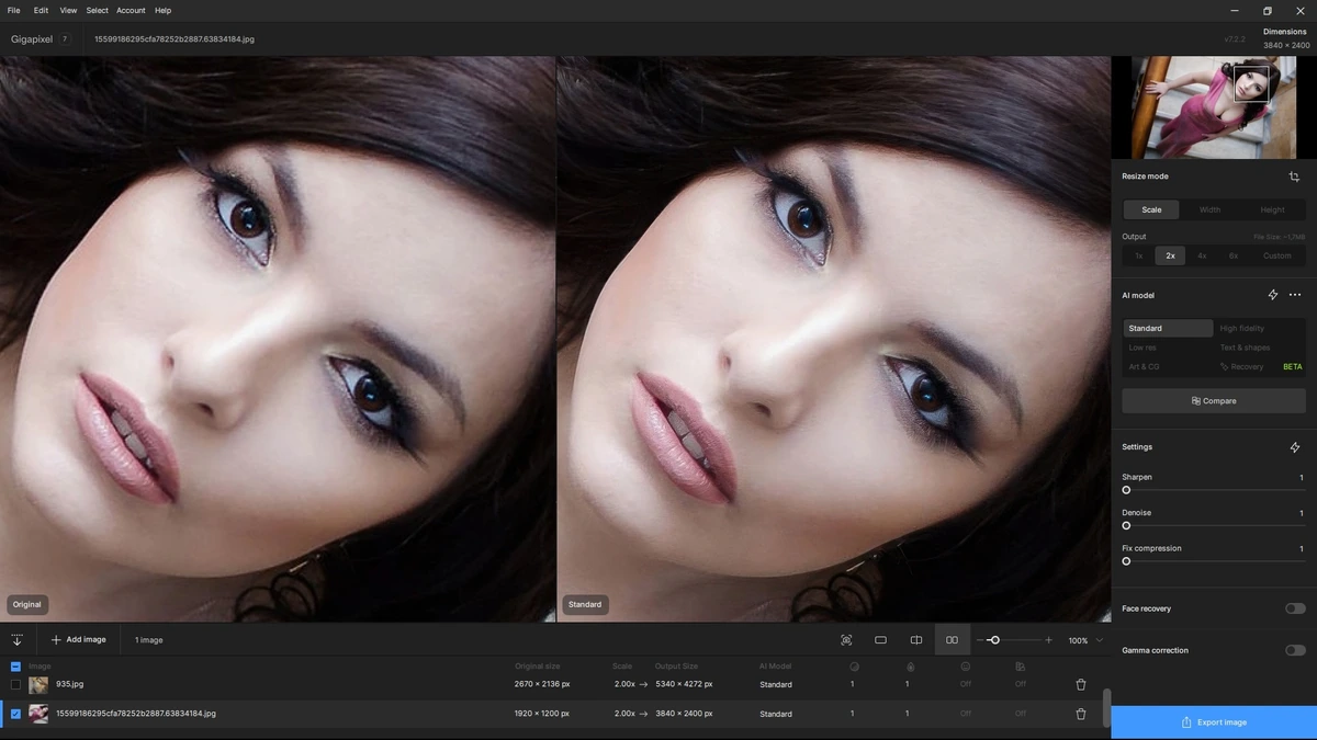 Topaz Gigapixel AI 7.2.2 (x64) RePack by KpoJIuK — изображение 3