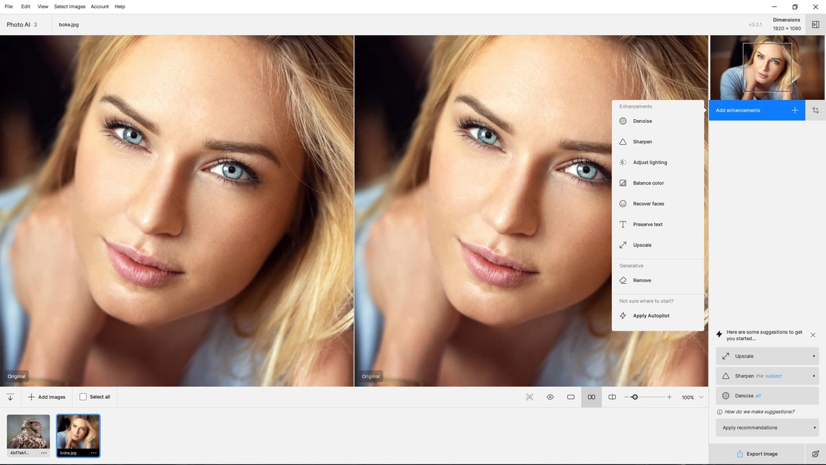 Умный фоторедактор Topaz Photo AI 3.2.1 (x64) — изображение 3