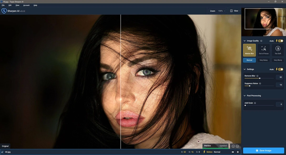 Topaz Sharpen AI 3.2.2 RePack (& Portable) by TryRooM — изображение 3