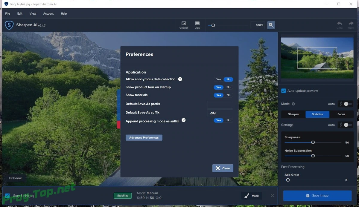 Topaz Sharpen AI стабилизация изображений 2.1.7 RePack (& Portable) by elchupacabra — изображение 3