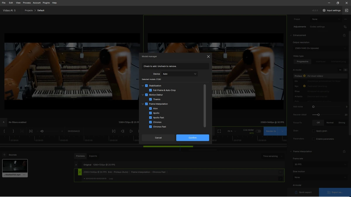 Редактор видео Topaz Video AI 5.3.3 (x64) Полная + Портативная версии by elchupacabra — изображение 3