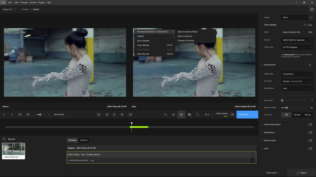 Topaz Video AI 5.1.0 (x64) — изображение 3