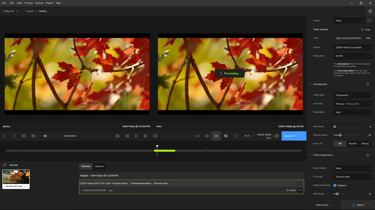 Topaz Video AI 5.1.0 (x64) Portable by 7997 — изображение 3