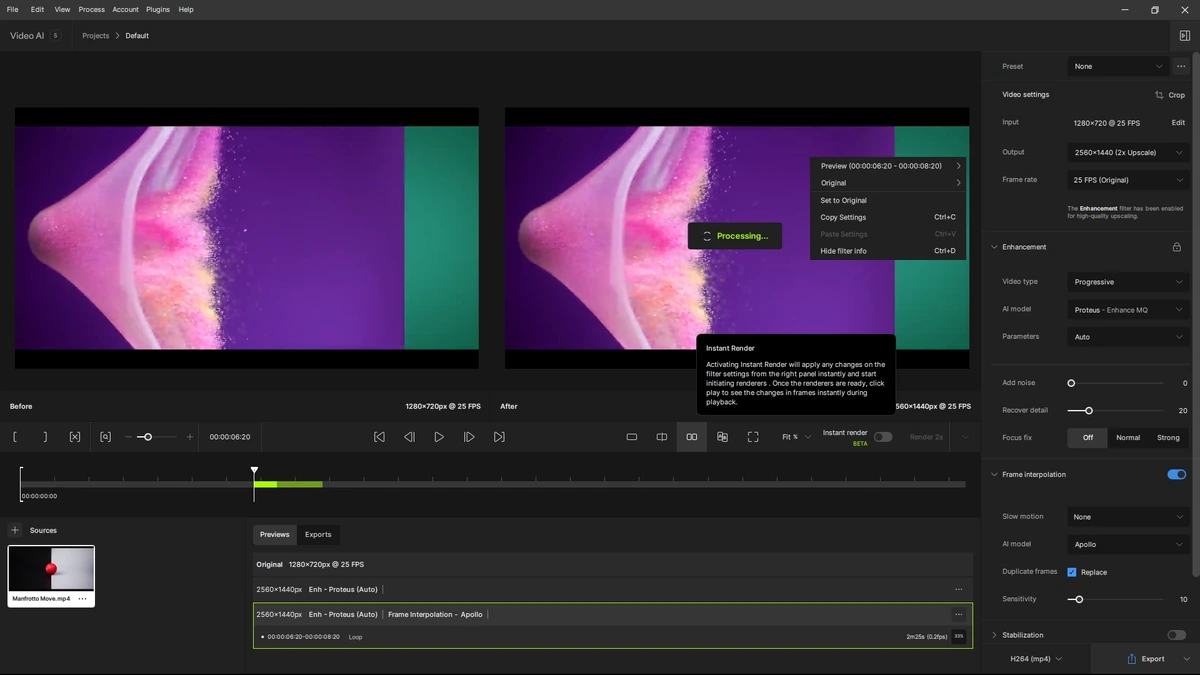 Topaz Video AI 5.1.1 Полная + Портативная версии by elchupacabra — изображение 3
