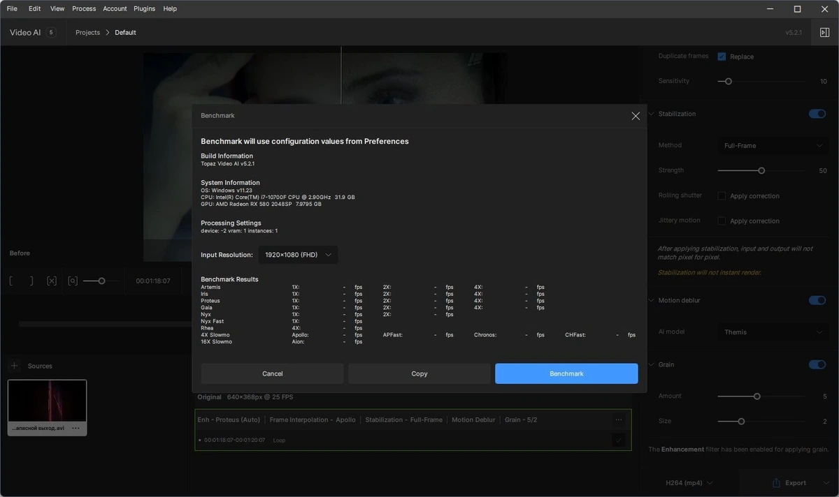 Topaz Video AI 5.2.1 (x64) Portable by 7997 — изображение 3