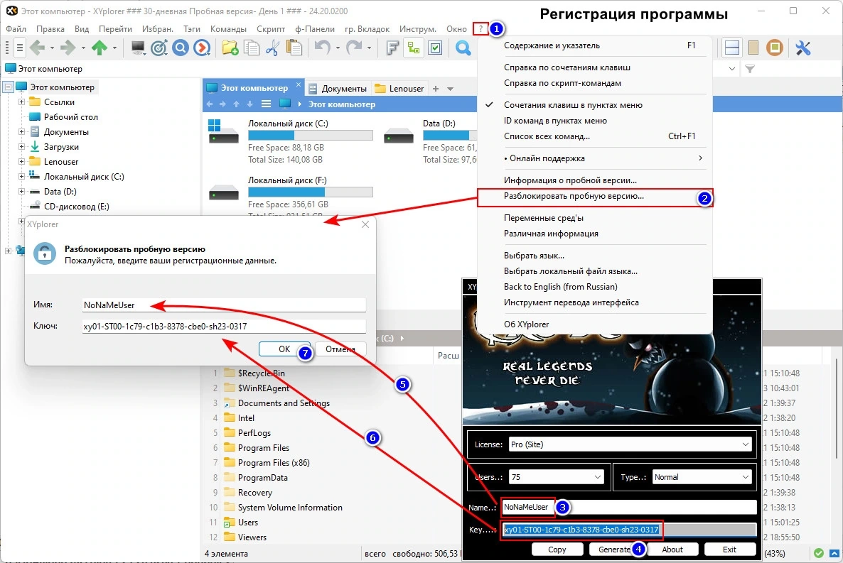 Удобная работа с файлами XYplorer 27.00.0300 + Portable — изображение 3