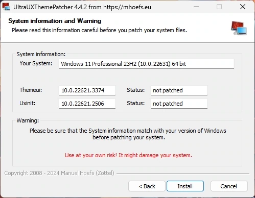 UltraUXThemePatcher 4.4.2 — изображение 3