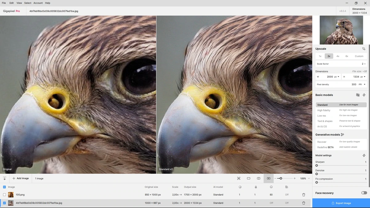 Умное увеличение изображений Topaz Gigapixel AI 8.0.4 Beta — изображение 3
