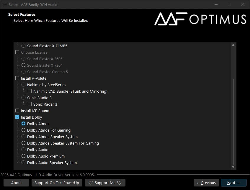 Универсальный аудиодрайвер AAF Family DCH Audio Realtek 11.10.9995.1 Mod by AlanFinotty — изображение 3