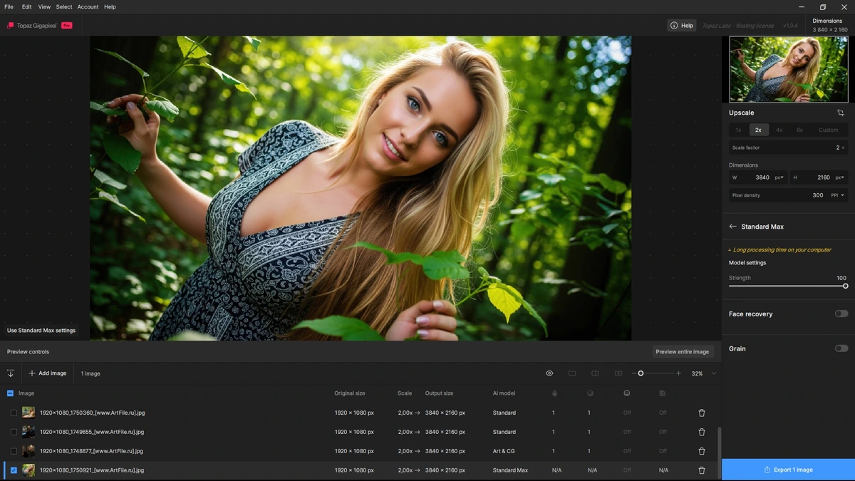 Увеличение фотоснимков Topaz Gigapixel 1.0.4 + models by 7997 — изображение 3
