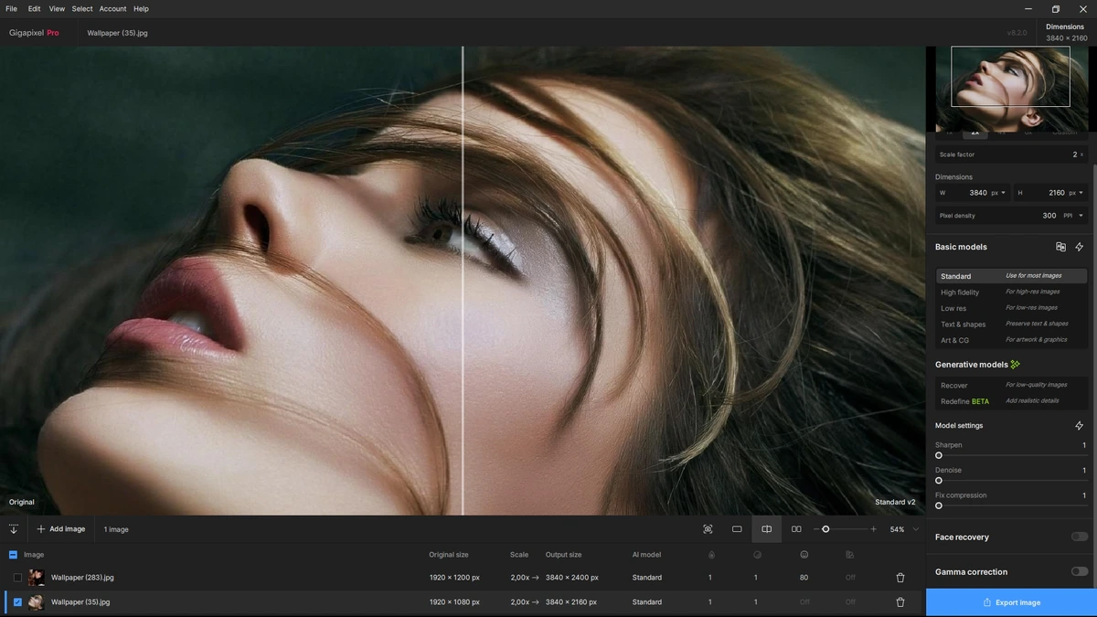 Увеличение картинок без потери качества Topaz Gigapixel AI 8.2.0 by KpoJIuK — изображение 3