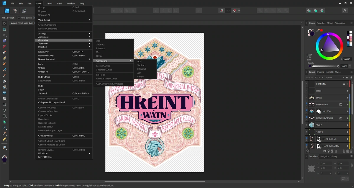Векторный графический дизайн Serif Affinity Designer 2.6.3.3322 — изображение 3