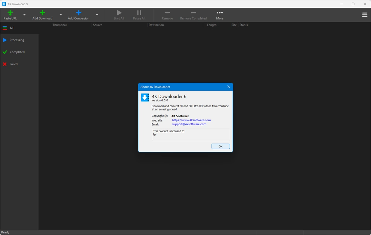 Видеозагрузчик 4K Downloader 6.5.0 — изображение 3