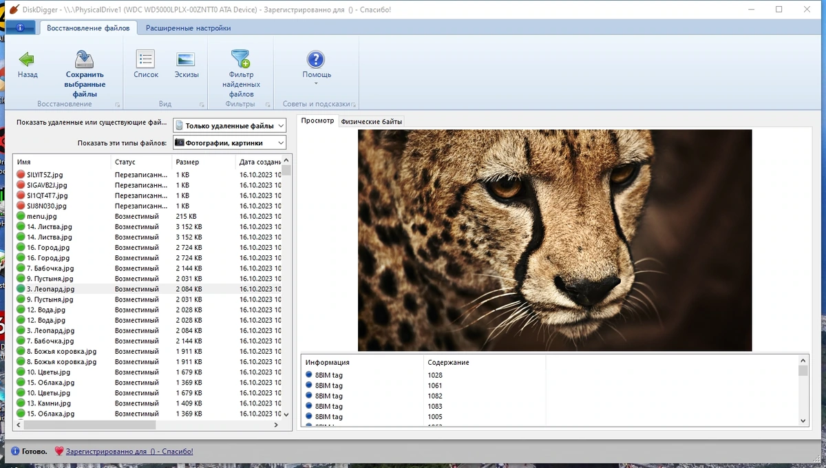 Восстановление файлов - DiskDigger 1.83.67.3467 RePack by elchupacabra — изображение 3