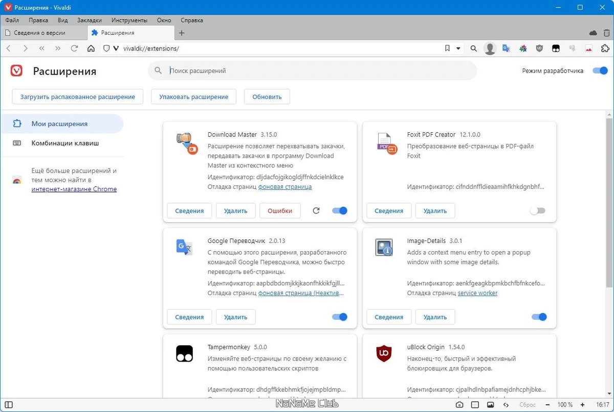 Vivaldi 6.5.3206.48 include standalone — изображение 3