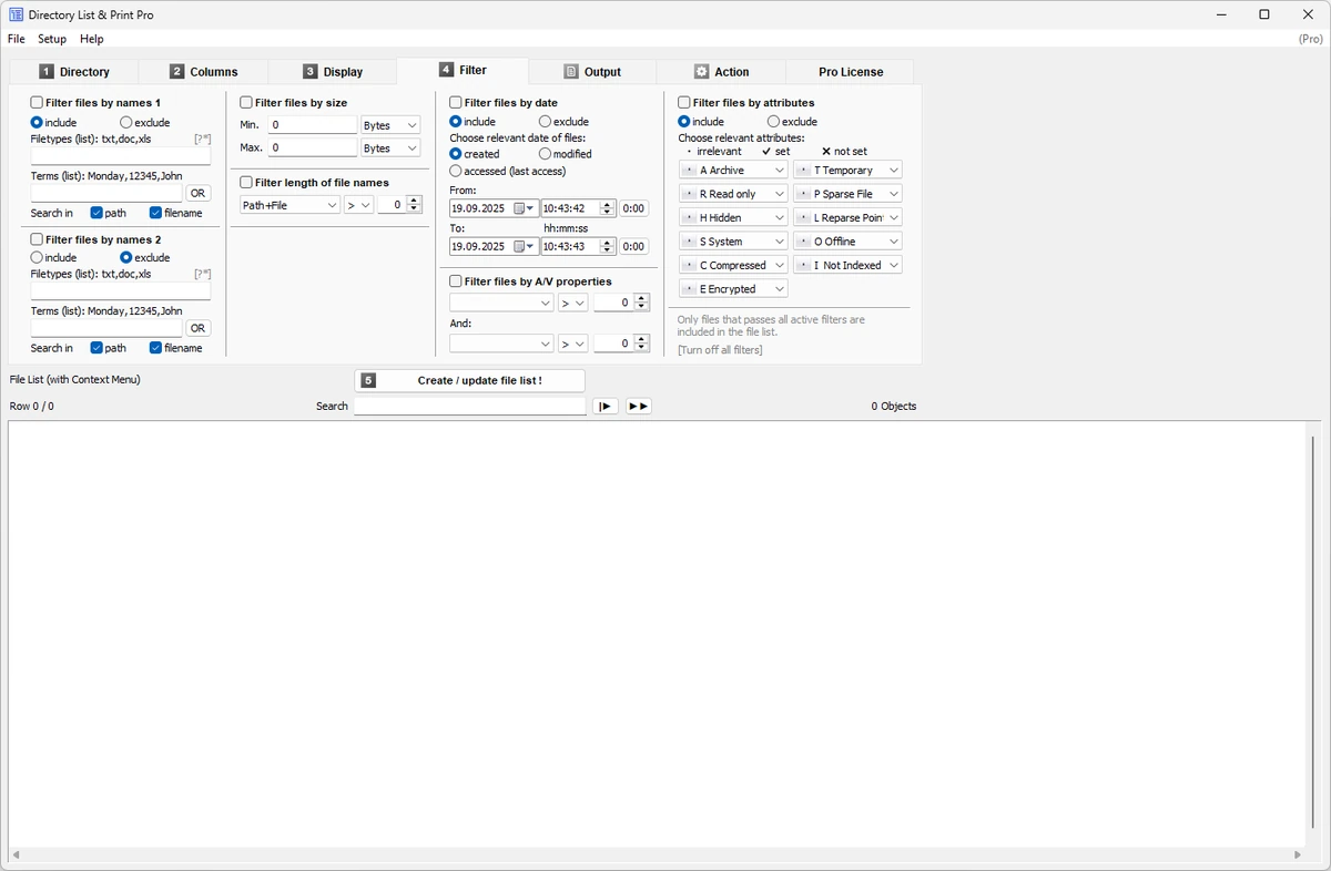 Вывод списка файлов Directory List & Print Pro 4.35 by elchupacabra — изображение 3