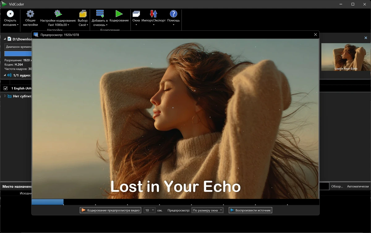 Бесплатный видеоконвертер VidCoder 12.12 + Portable — изображение 3