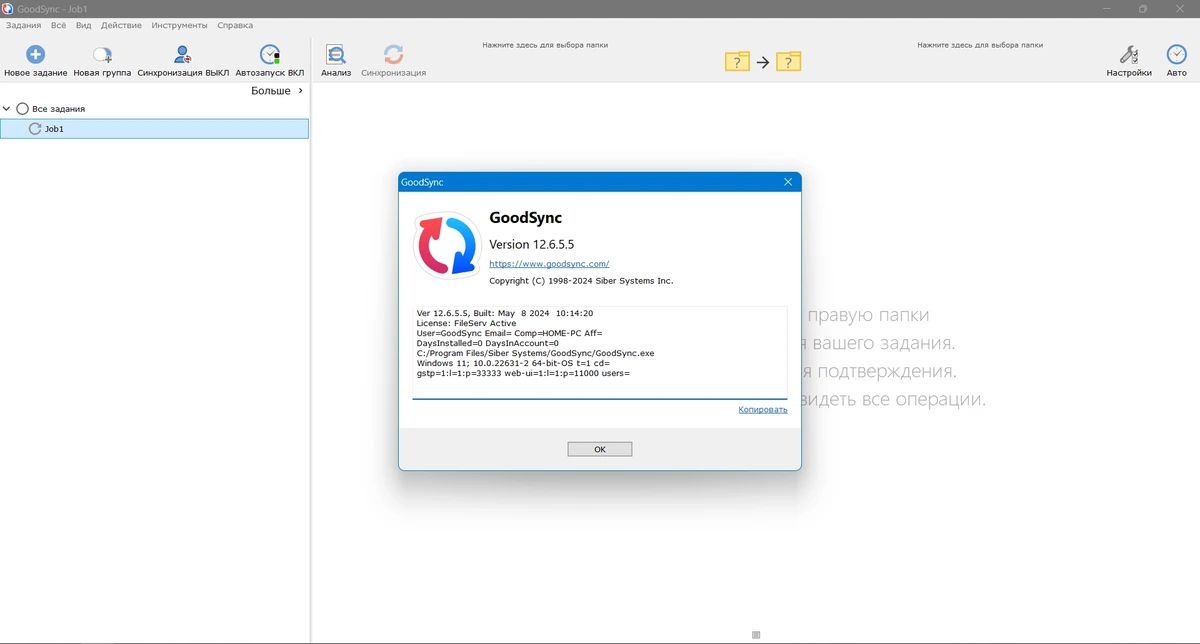 Безопасность данных GoodSync Enterprise 12.9.3.3 by elchupacabra — изображение 3
