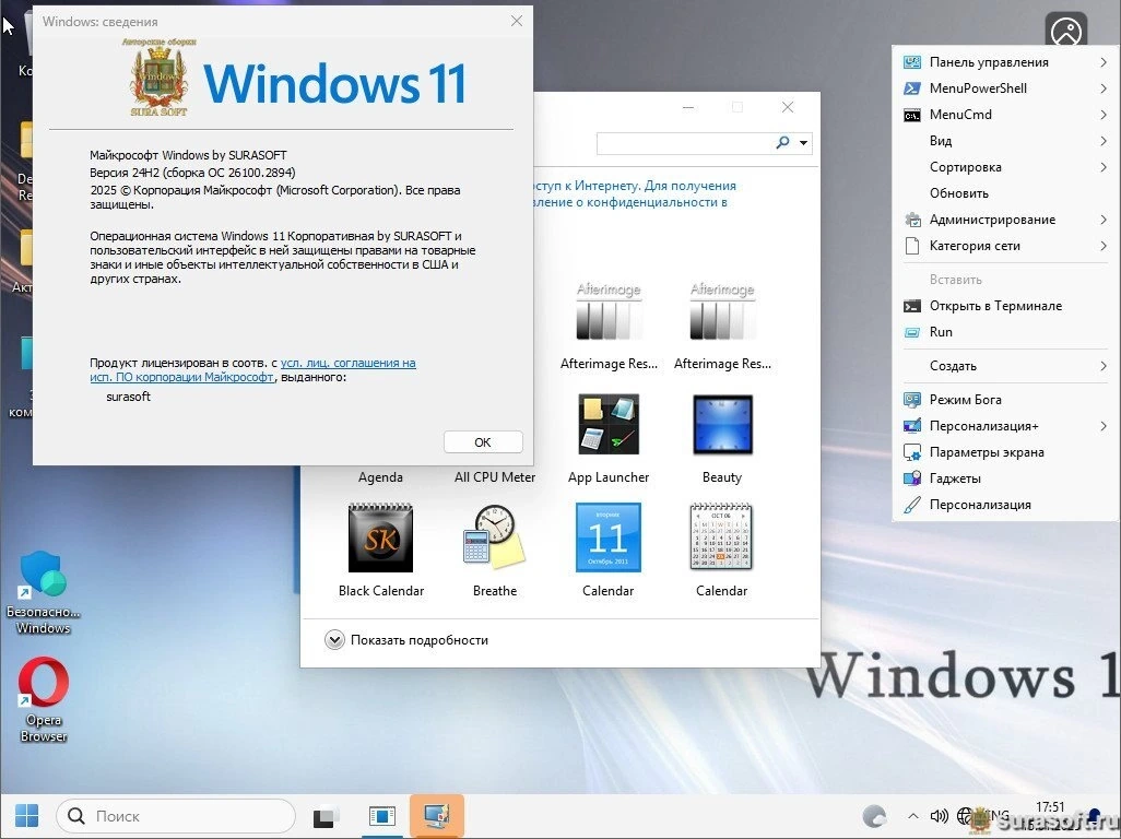 Windows 11 Русская 26100_22261_22361 by SURASOFT (v25.01.14) — изображение 3