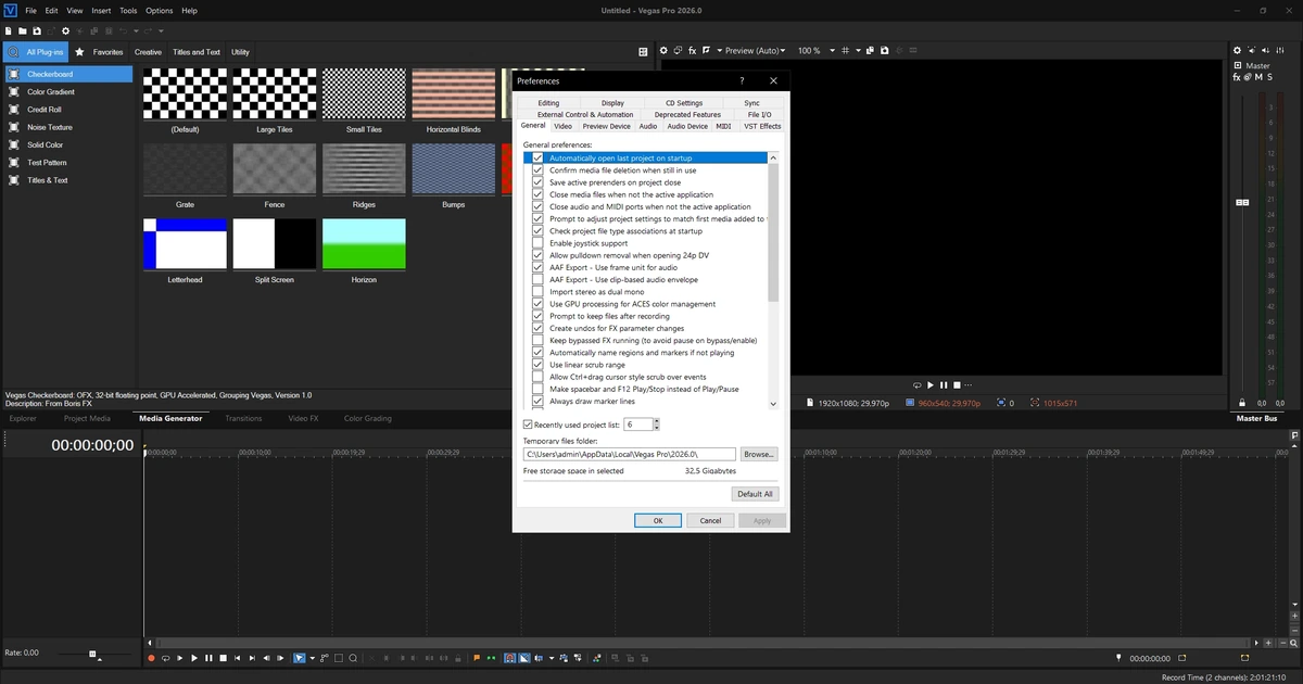 Boris FX Vegas Pro 2026.0 Build 143 by KpoJIuK — изображение 3