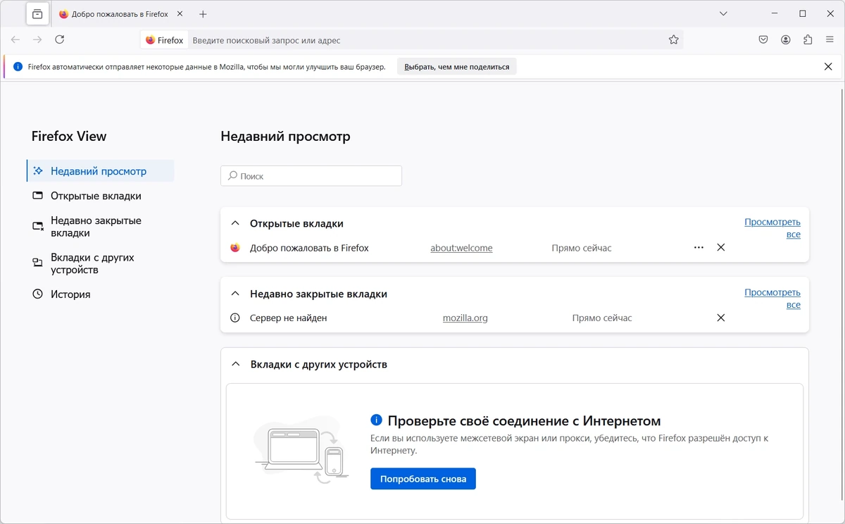 Браузер для Windows Firefox Browser ESR 128.8.0 — изображение 3