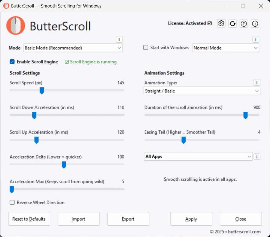 ButterScroll 1.5.2 — изображение 3