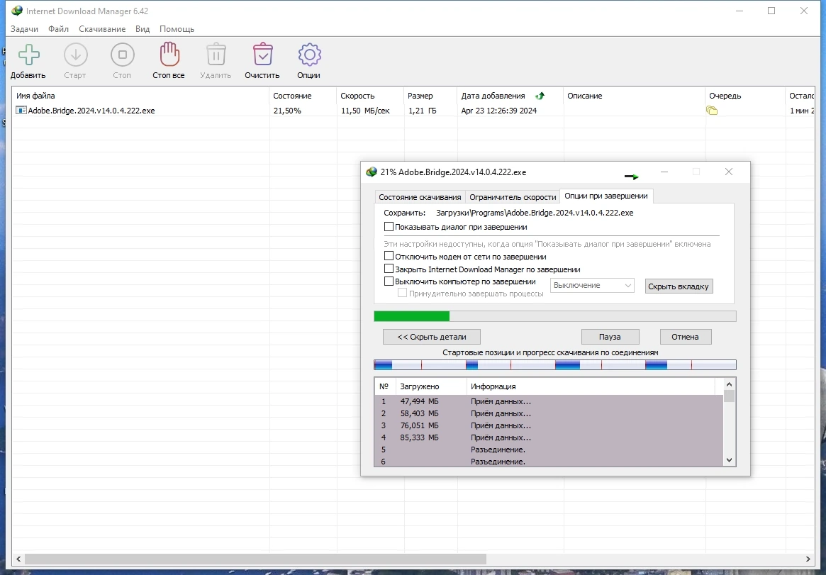 Быстрый загрузчик файлов - Internet Download Manager 6.42 Build 8 RePack by KpoJIuK — изображение 3