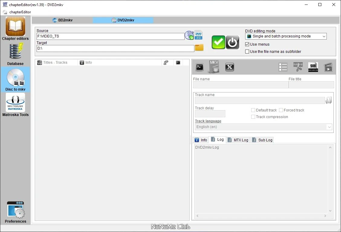 chapterEditor 1.39 Portable — изображение 3