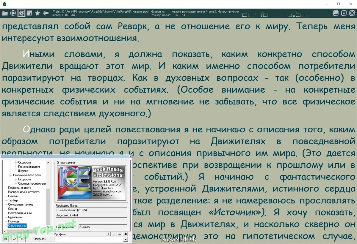 Читалка и база электронных книг - ICE Book Reader Professional 9.6.5 + Lang Pack + Skin Pack — изображение 3